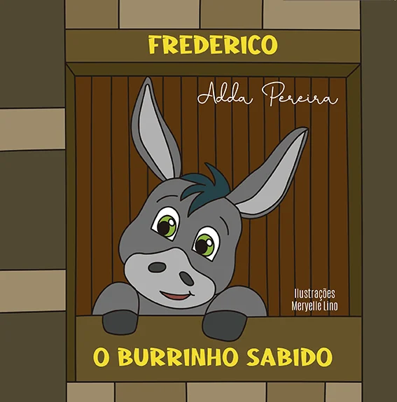 Capa do livro Frederico — O Burrinho Sabido, de Adda Pereira